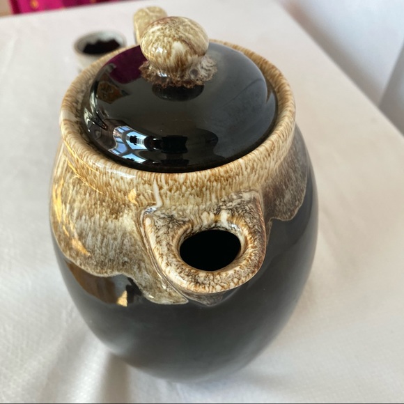 Vintage Ceramic Tea or Coffe Pot & Cups - Picture 4 of 12